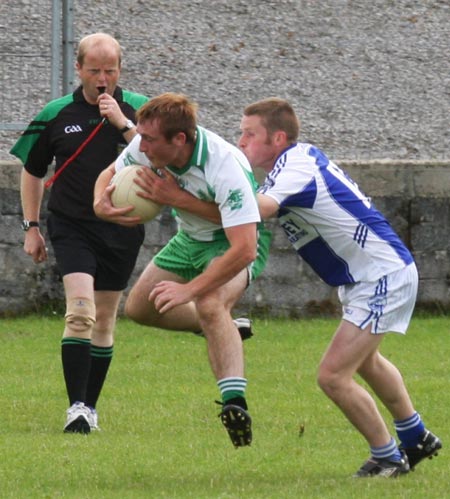 Action from the senior division two match against Fanad Gaels.