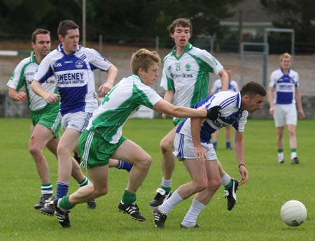 Action from the senior division two match against Fanad Gaels.