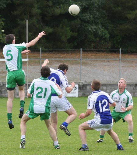 Action from the senior division two match against Fanad Gaels.