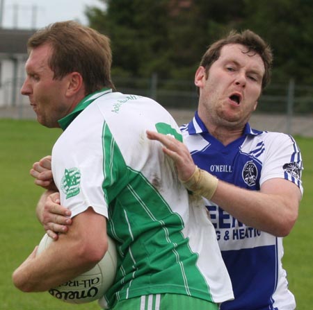 Action from the senior division two match against Fanad Gaels.