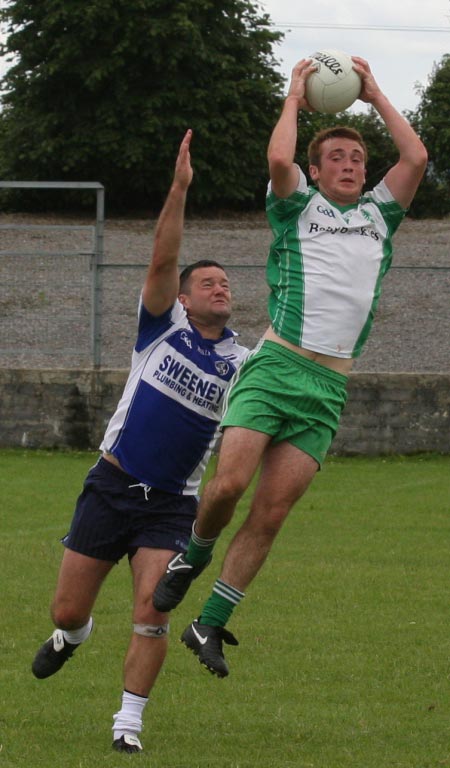 Action from the senior division two match against Fanad Gaels.