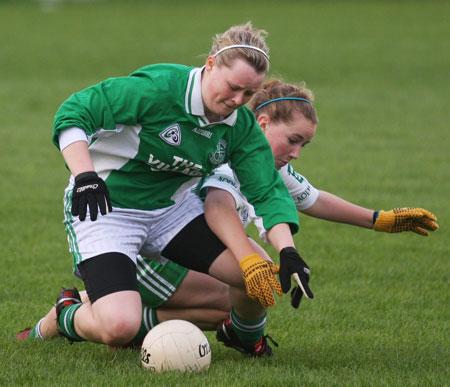 Action from the under 16 game between Saint Naul and Aodh Ruadh.