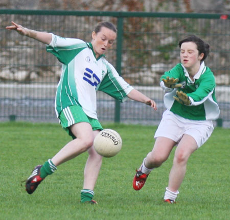 Action from the under 16 game between Saint Naul and Aodh Ruadh.