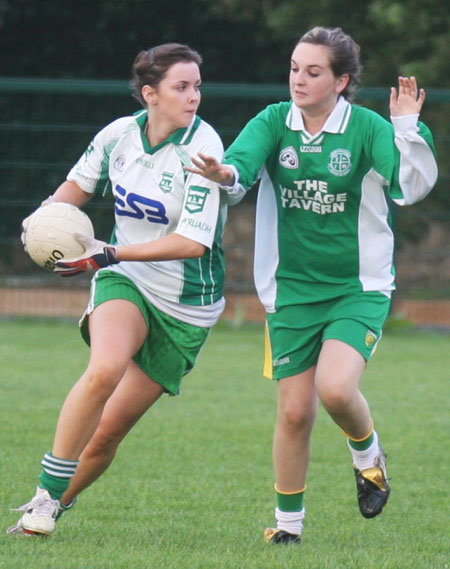 Action from the under 16 game between Saint Naul and Aodh Ruadh.