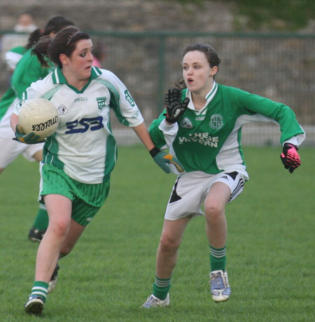 Action from the under 16 game between Saint Naul and Aodh Ruadh.