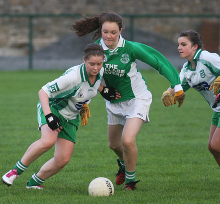 Action from the under 16 game between Saint Naul and Aodh Ruadh.