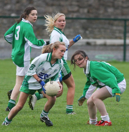 Action from the under 16 game between Saint Naul and Aodh Ruadh.