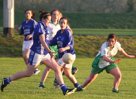 Action from the senior game between Aodh Ruadh and Naomh Conaill.