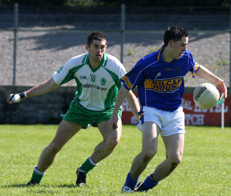 Action from the senior division two match against Kilcar.