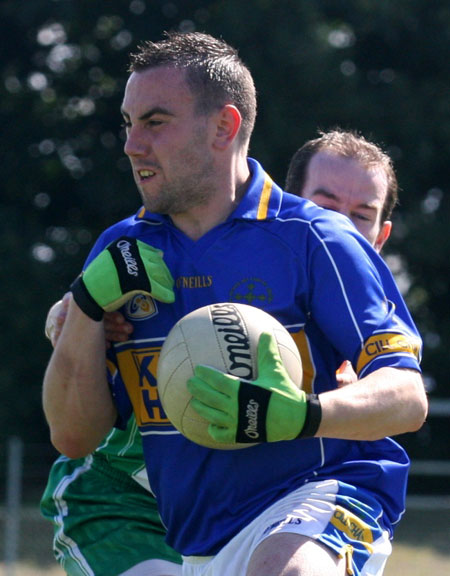 Action from the senior division two match against Kilcar.