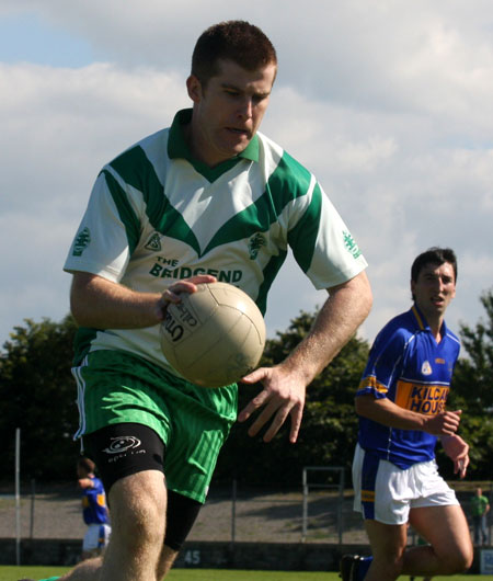 Action from the senior division two match against Kilcar.