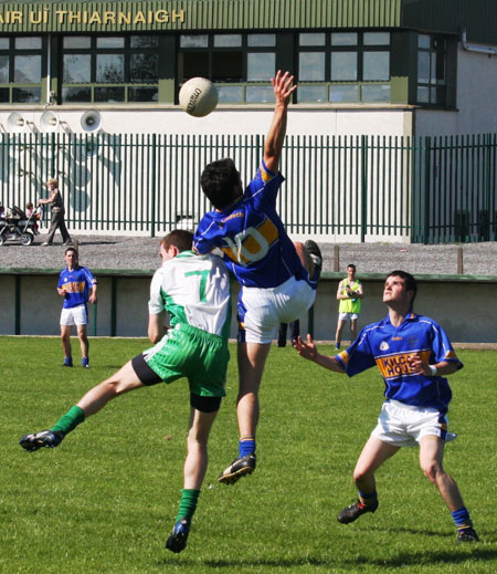 Action from the senior division two match against Kilcar.