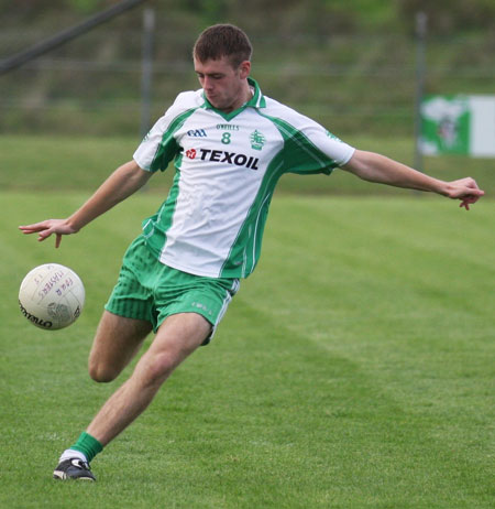 Action from the minor championship first round between Aodh Ruadh and Four Masters.