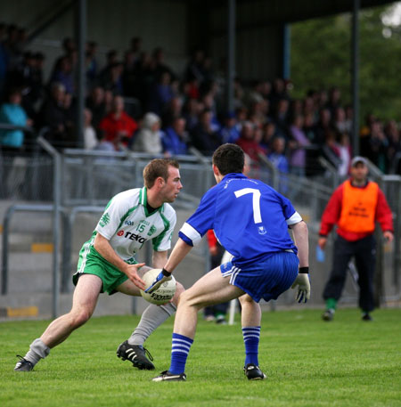 Action from the minor championship first round between Aodh Ruadh and Four Masters.