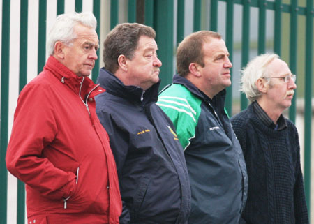 Action from the minor championship quarter-final between Aodh Ruadh and Four Masters.