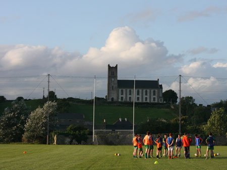 Action from the minor championship quarter-final between Aodh Ruadh and Four Masters.