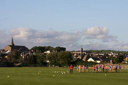 Action from the minor championship quarter-final between Aodh Ruadh and Four Masters.