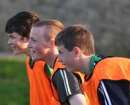 Action from the minor championship quarter-final between Aodh Ruadh and Four Masters.