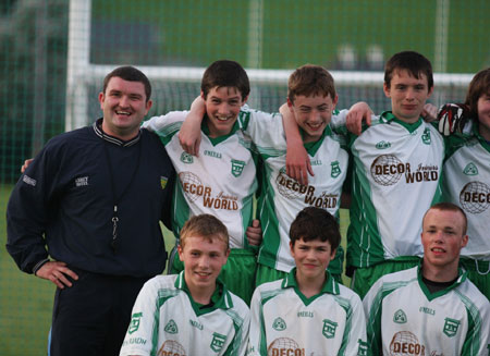 Action from the minor championship quarter-final between Aodh Ruadh and Four Masters.