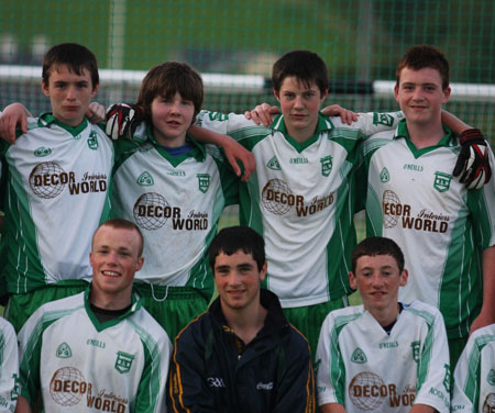 Action from the minor championship quarter-final between Aodh Ruadh and Four Masters.