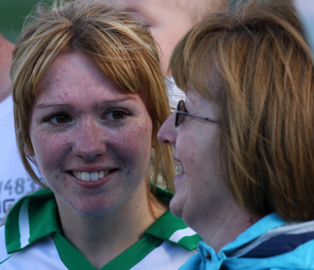 Action from the 2010 ladies intermediate championship final between Aodh Ruadh and Malin.