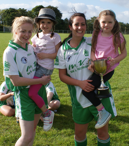 Action from the 2010 ladies intermediate championship final between Aodh Ruadh and Malin.