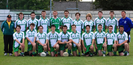 Action from the under 21 championship match against Fanad Gaels.