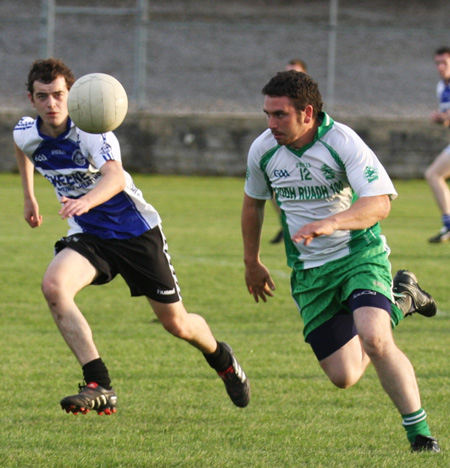 Action from the under 21 championship match against Fanad Gaels.