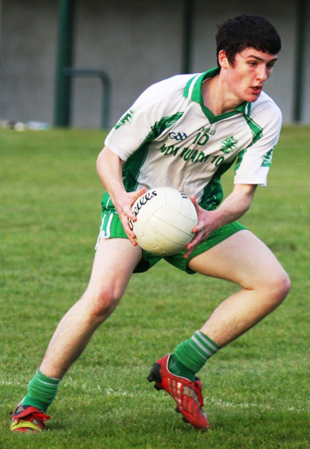 Action from the under 21 championship match against Fanad Gaels.