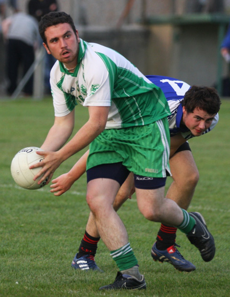 Action from the under 21 championship match against Fanad Gaels.