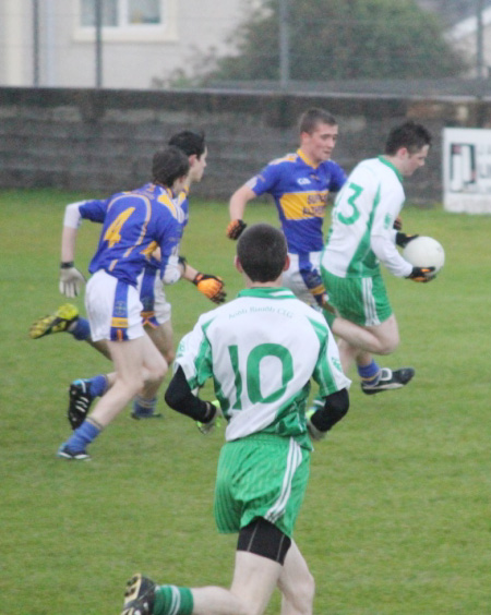 Action from the under 18 county championship game against Kilcar.