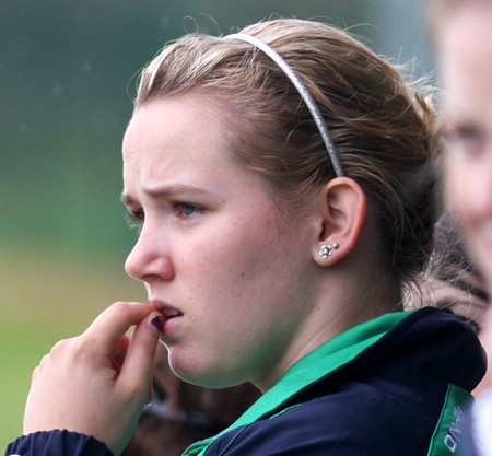 Action from the 2010 ladies intermediate championship final between Aodh Ruadh and Malin.