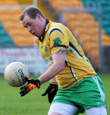 Action from the senior reserve division two match against MacCumhaill's.