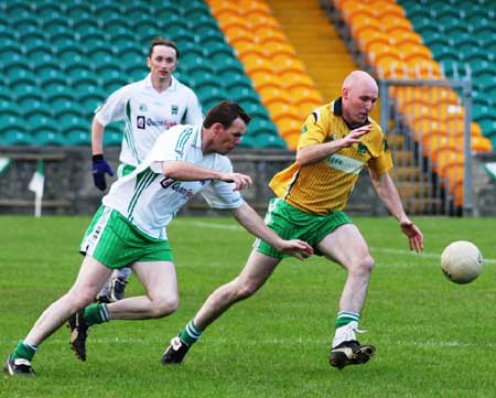 Action from the senior reserve division two match against MacCumhaill's.