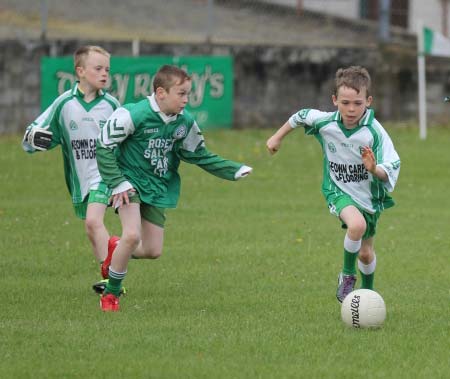 Action from the under 10 blitz in Ballyshannon.