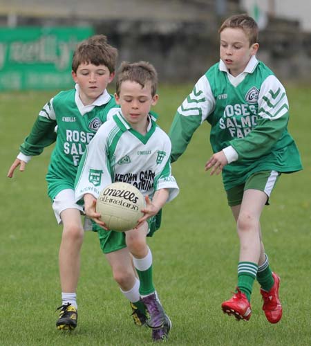 Action from the under 10 blitz in Ballyshannon.