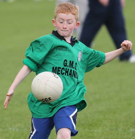 Action from the under 10 blitz in Ballyshannon.