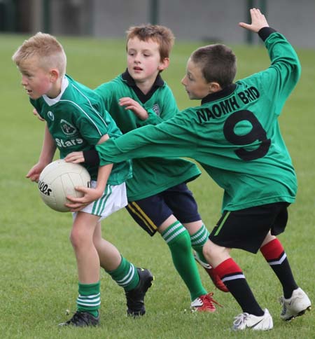 Action from the under 10 blitz in Ballyshannon.