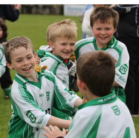 Action from the under 10 blitz in Ballyshannon.