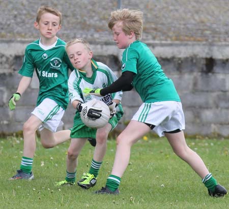 Action from the under 10 blitz in Ballyshannon.