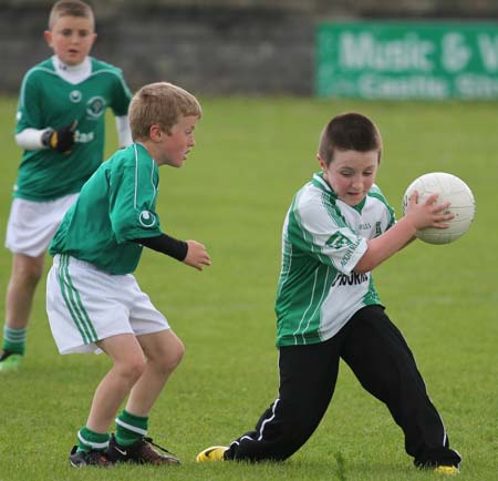 Action from the under 10 blitz in Ballyshannon.