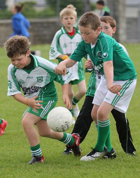 Action from the under 10 blitz in Ballyshannon.