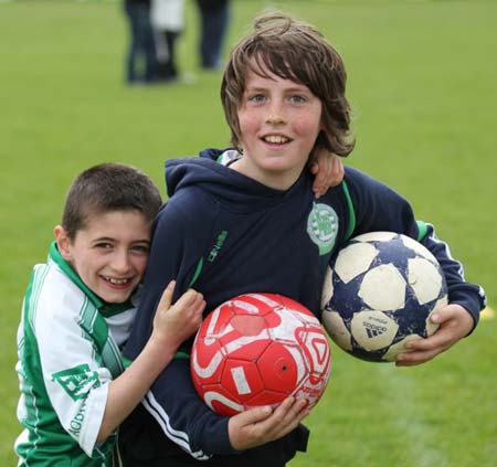 Action from the under 10 blitz in Ballyshannon.