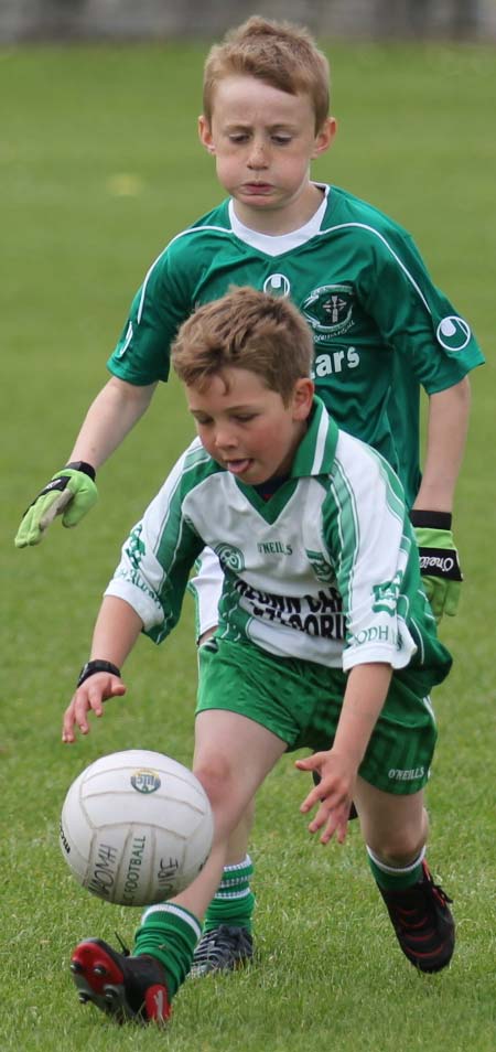 Action from the under 10 blitz in Ballyshannon.