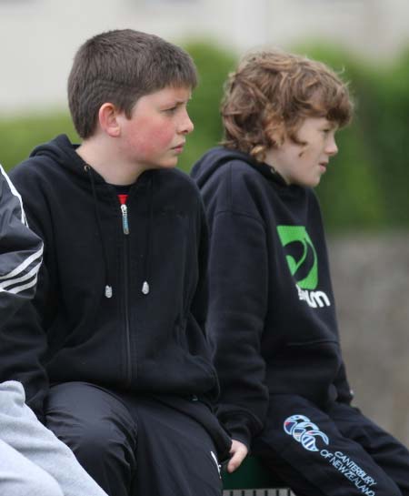 Action from the under 14 challenge between Aodh Ruadh and Errigal Ciaran.