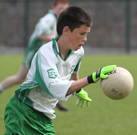 Action from the under 14 challenge between Aodh Ruadh and Errigal Ciaran.