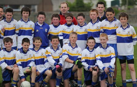 Action from the under 14 challenge between Aodh Ruadh and Errigal Ciaran.