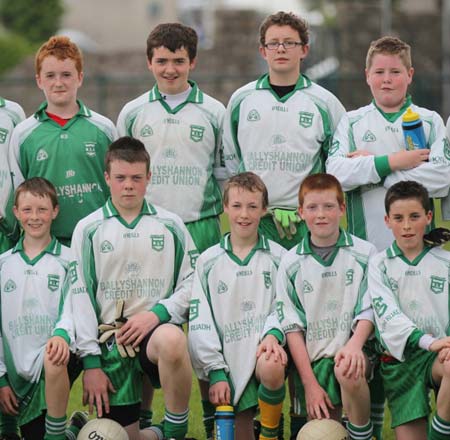 Action from the under 14 challenge between Aodh Ruadh and Errigal Ciaran.