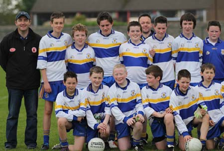 Action from the under 14 challenge between Aodh Ruadh and Errigal Ciaran.