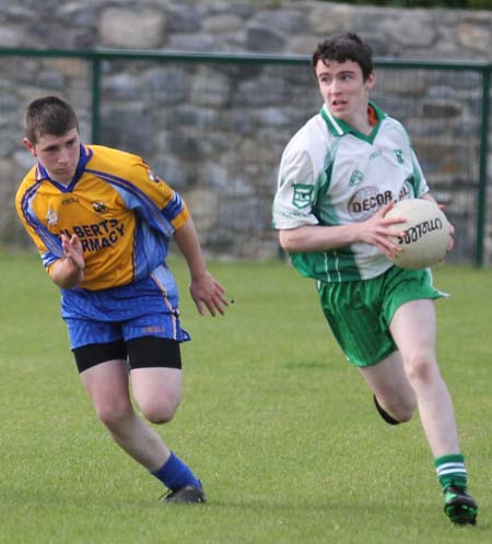 Action from the under 16 challenge between Aodh Ruadh and Glencar Manorhamilton.